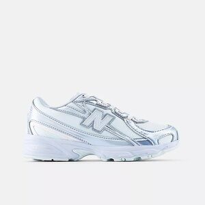 NEW BALANCE 740 Bungee Lace Kids Sneakers Sz 2 Medium Blue P7407QM Shoes New